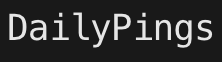 DailyPings badge